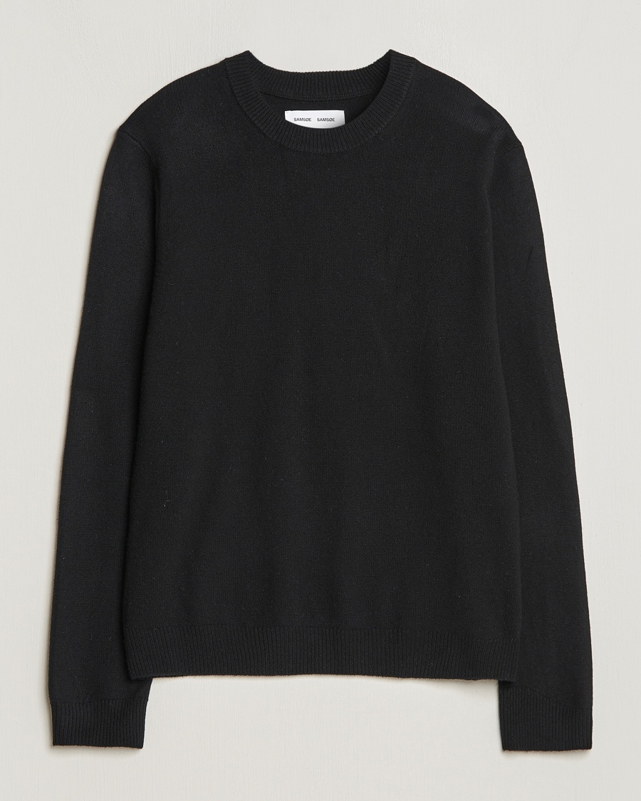 Samsøe Samsøe Isak Crew Neck Black – Zwart
