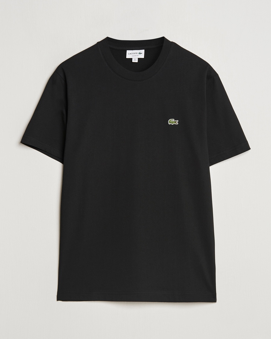Lacoste Crew Neck T-Shirt Black – Zwart