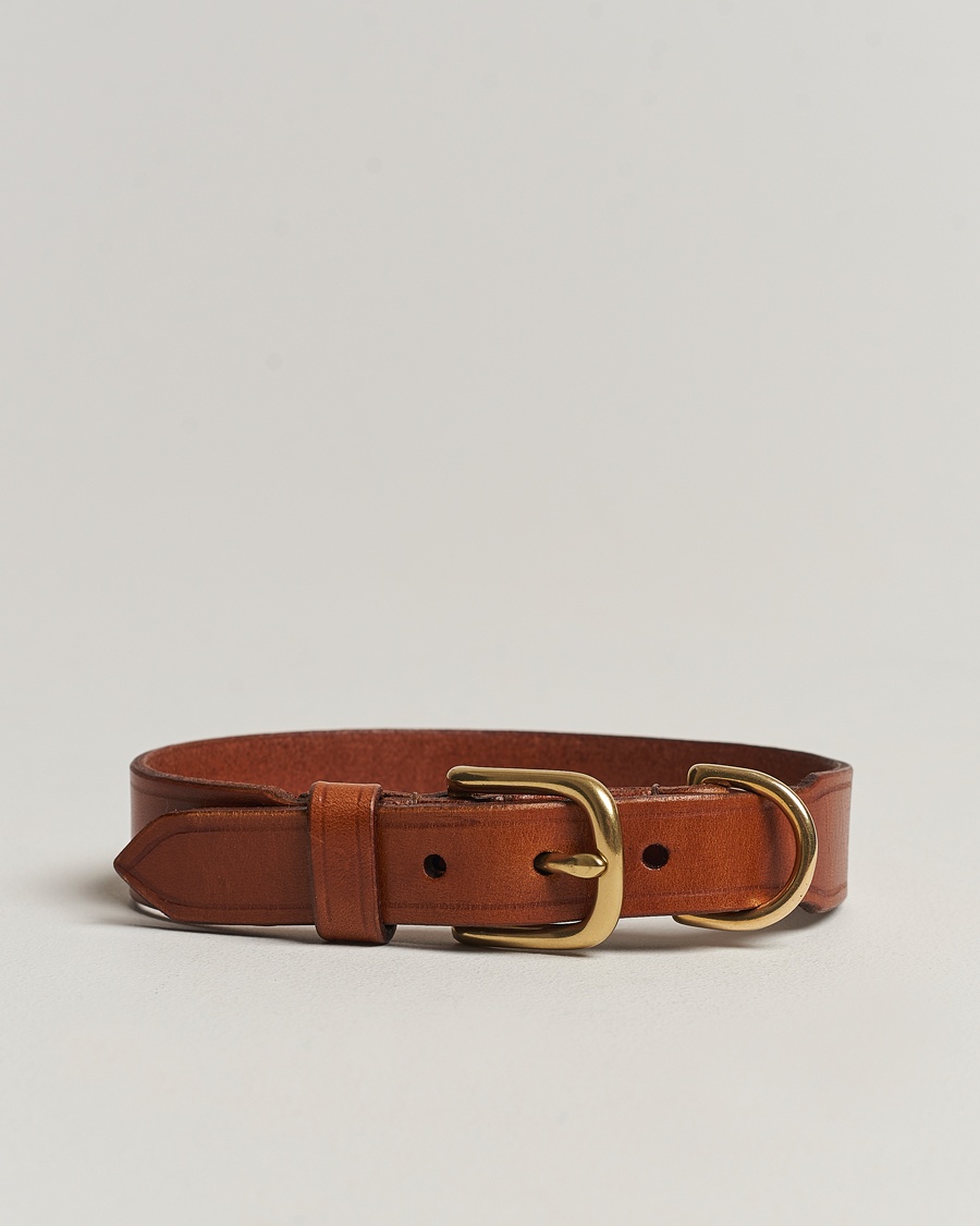 Tärnsjö Garveri Leather Dog Collar Light Brown – Bruin