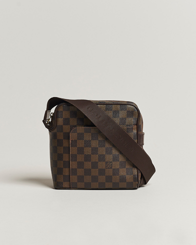 Heren |  | Louis Vuitton Pre-Owned | Olaf Shoulder Bag Damier Ebene 