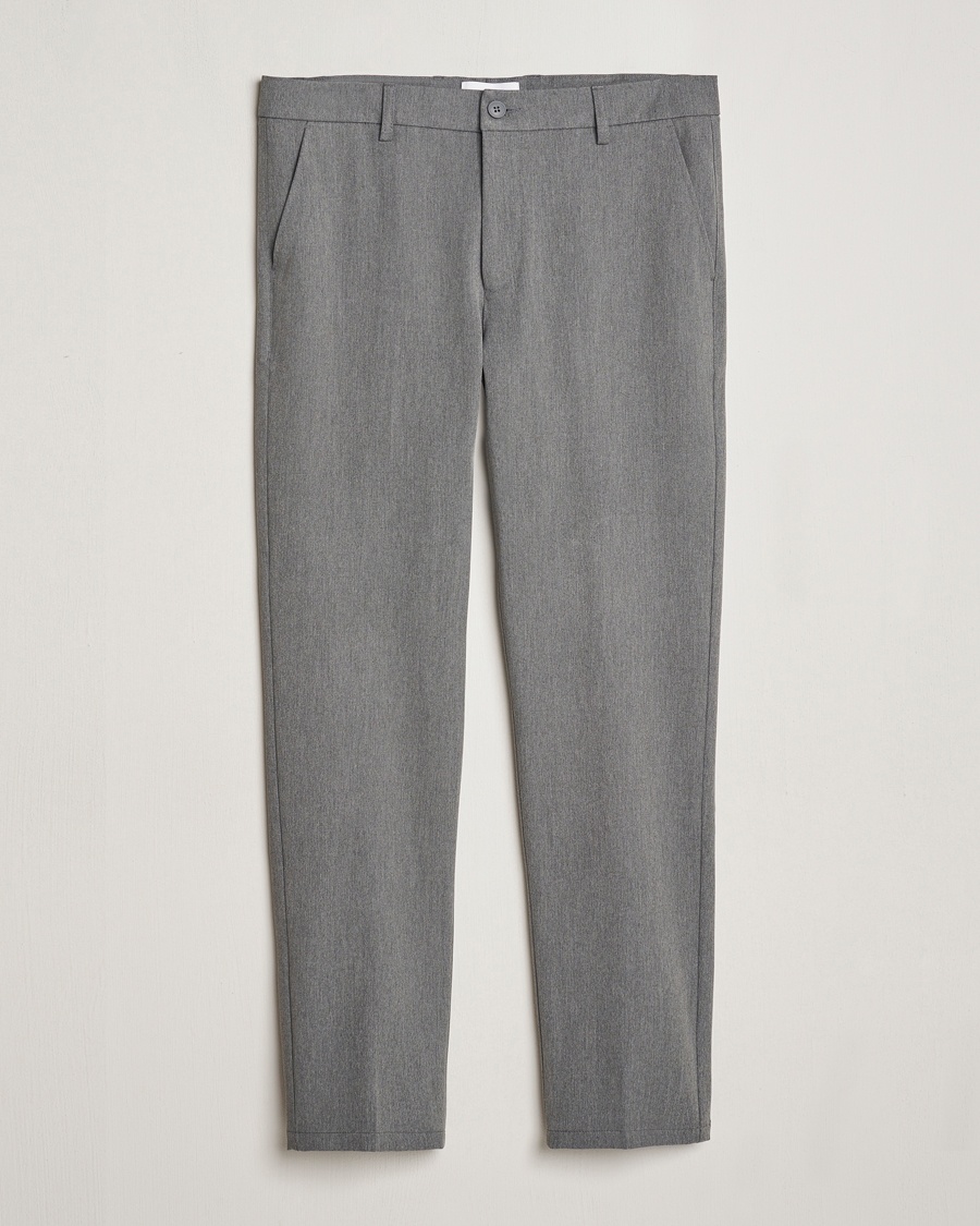 Les Deux Como Reg Suit Pants Grey Melange – Grijs
