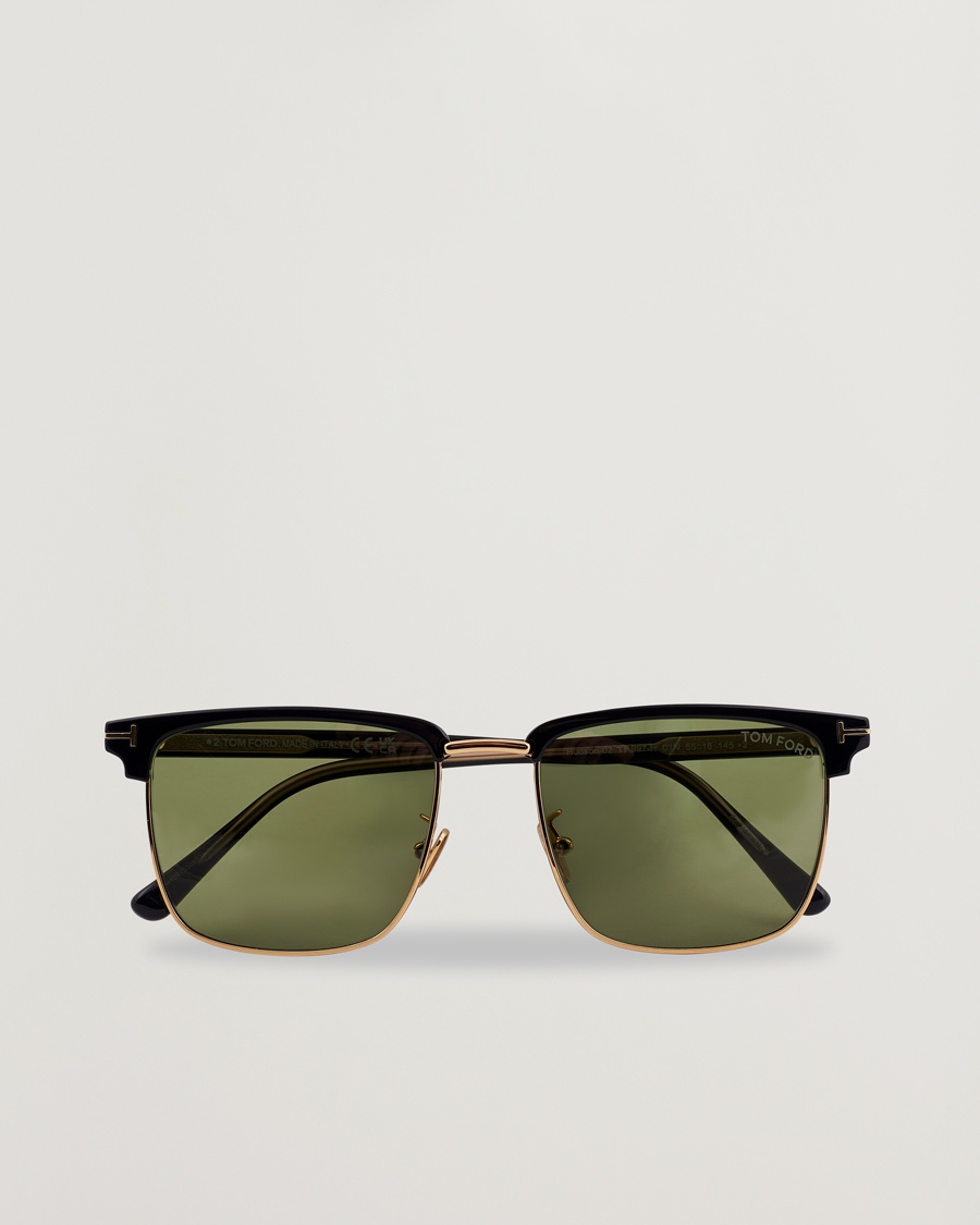 Tom Ford Hudson FT0997-H Metal Sunglasses Black/Green – Zwart