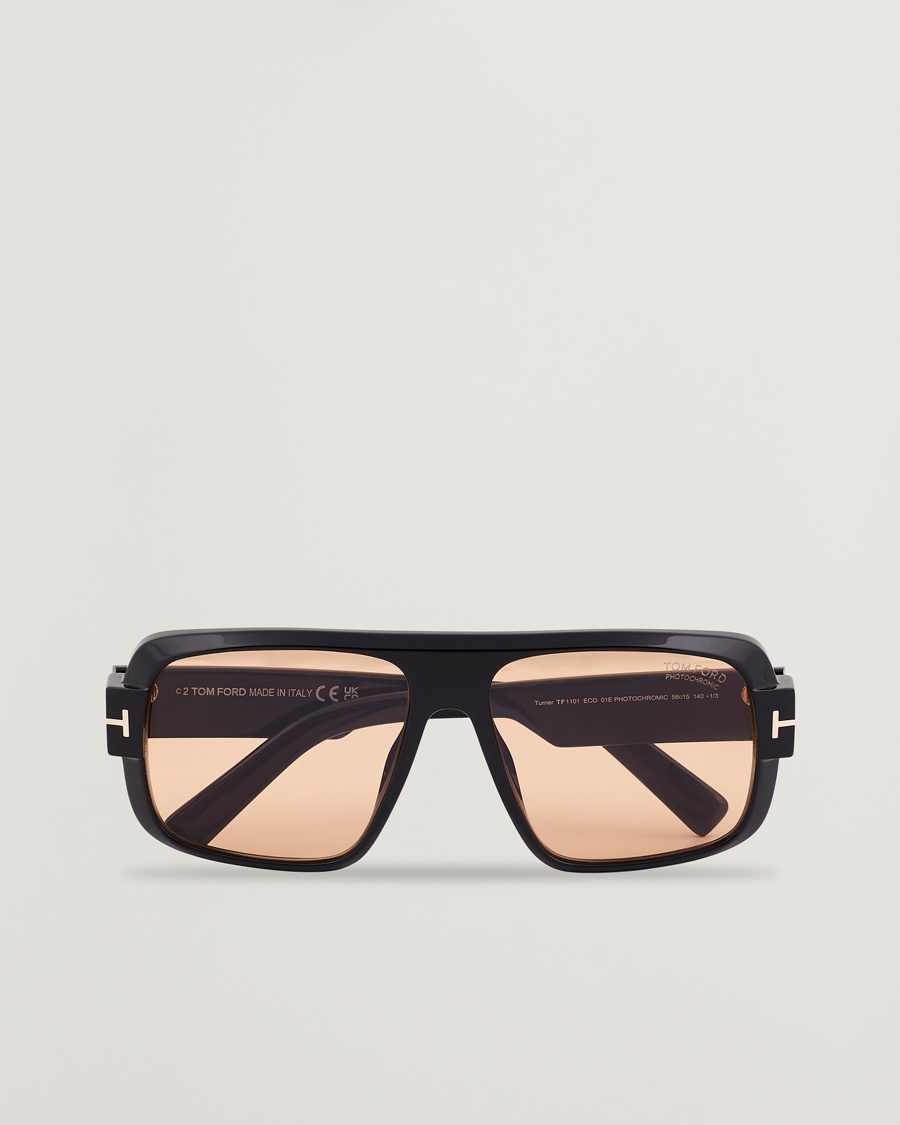 Tom Ford Turner FT1101 Sunglasses Black/Brown – Zwart