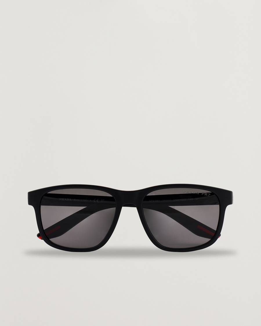 Prada Linea Rossa 0PS 06YS Polarized Sunglasses Black – Zwart