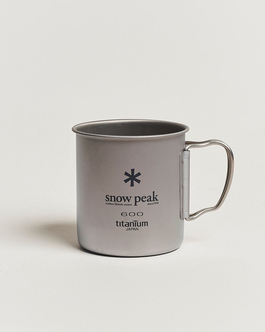 Snow Peak Single Wall Mug 600 Titanium – Grijs