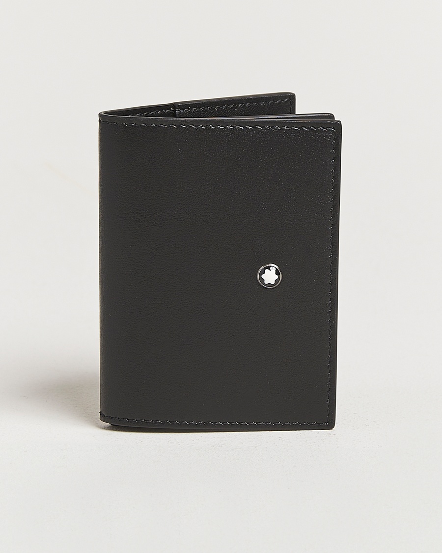 Montblanc Soft Trio Card Holder 4cc Black – Zwart