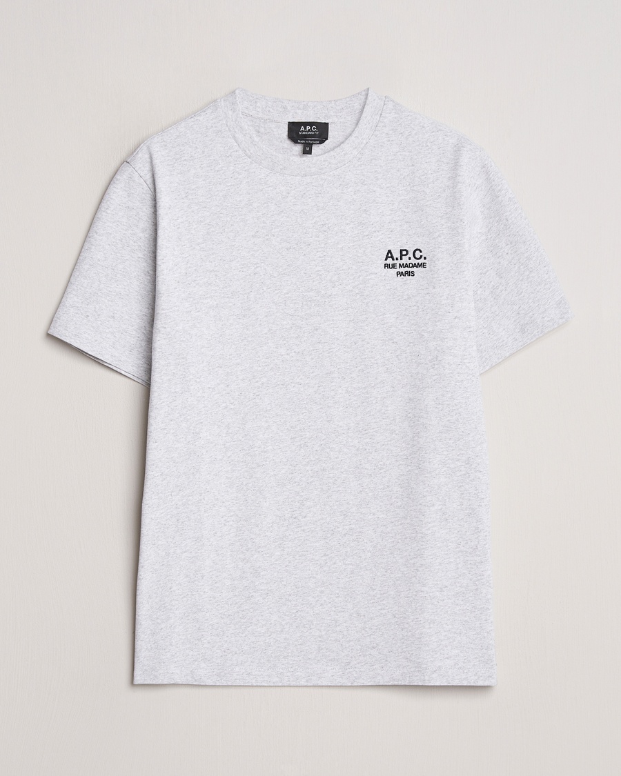 A.P.C. Rue Madame T-Shirt Heather Grey – Grijs