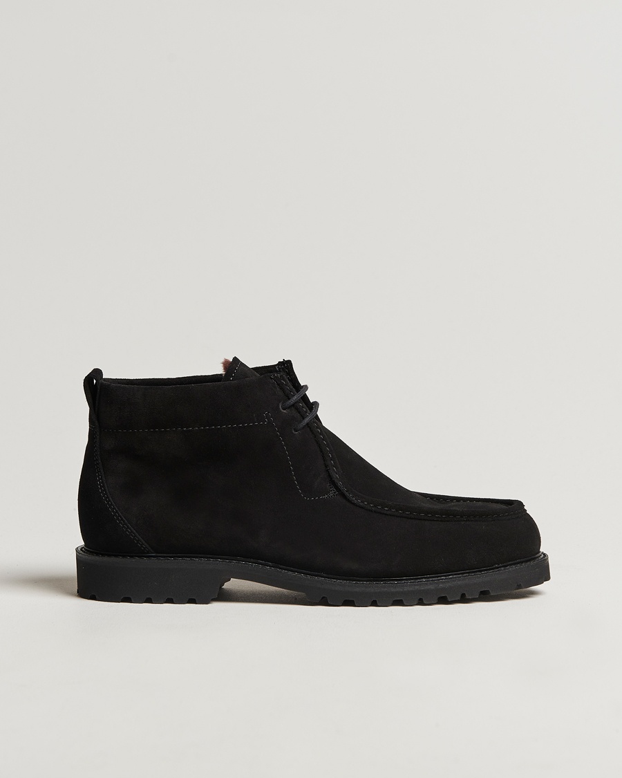 Heren | Zwarte laarzen | Ludwig Reiter | Touring Chukka Boot Black Suede