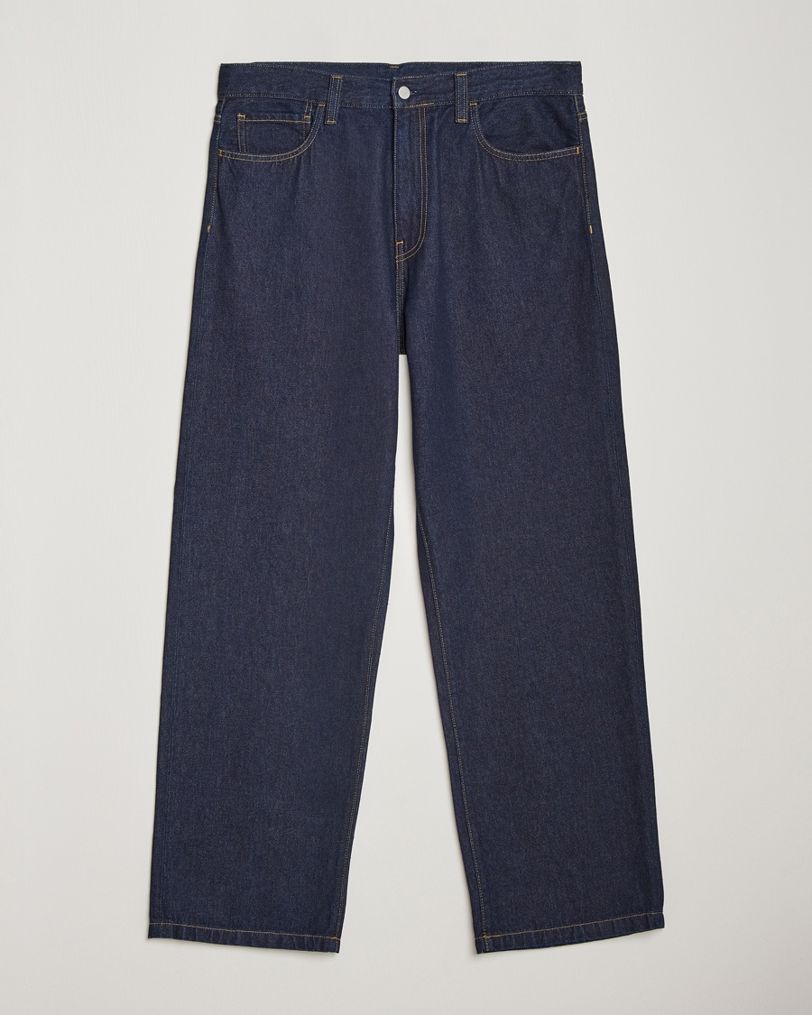 Carhartt WIP Landon Pant Robertson Denim Blue Rinsed – Blauw
