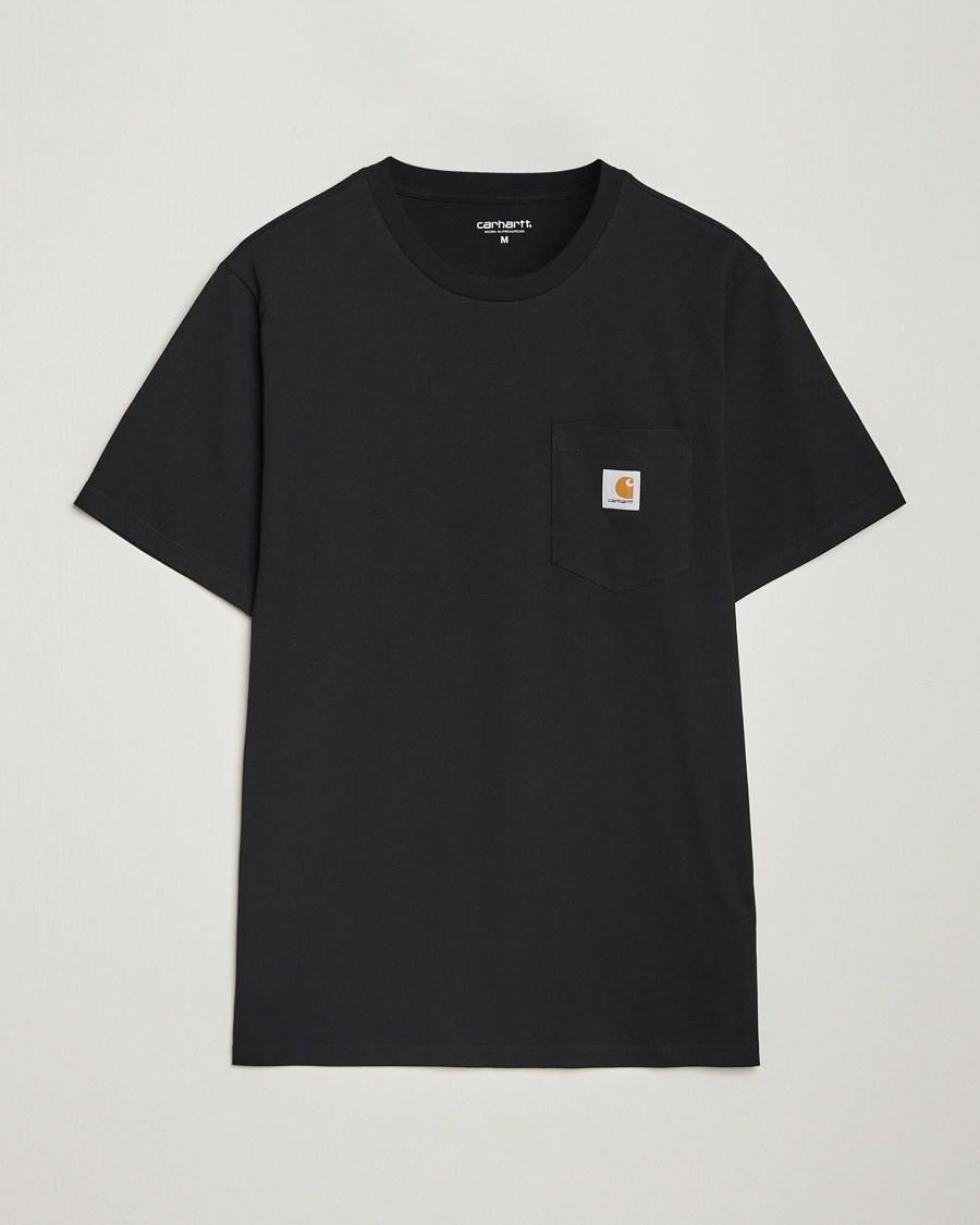 Carhartt WIP Pocket Cotton T-Shirt Black – Zwart
