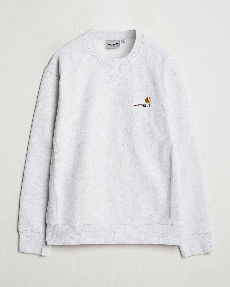 Carhartt WIP American Script Sweatshirt Ash Heather – Grijs