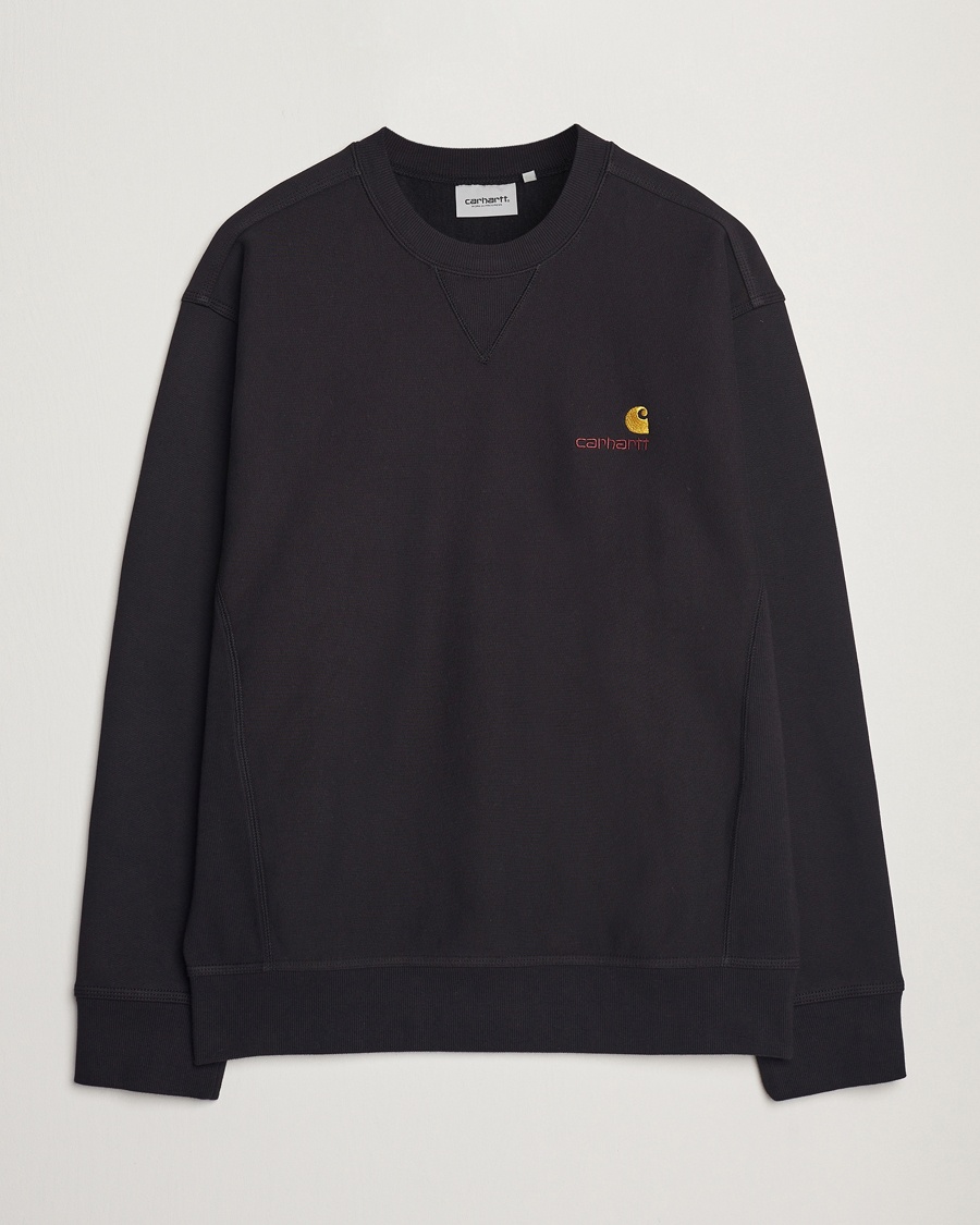 Carhartt WIP American Script Sweatshirt Black – Zwart