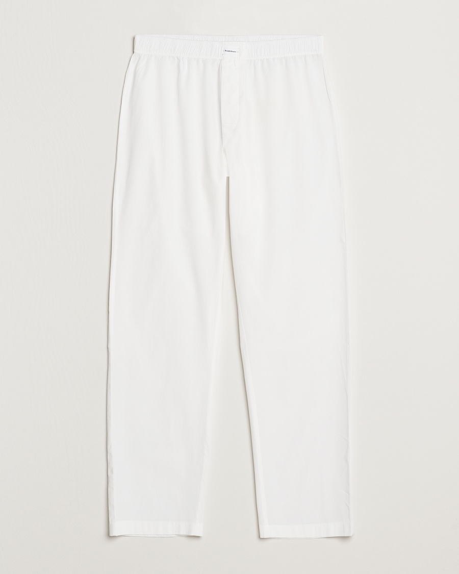 Bread & Boxers Woven Pyjama Pant White – Wit
