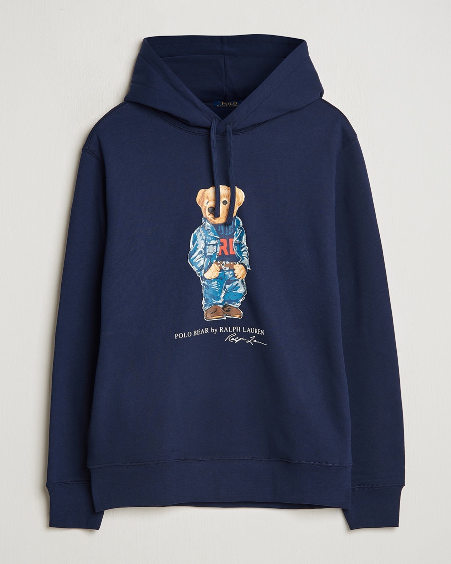Polo Ralph Lauren Varsity Bear Hoodie Navy Man CareOfCarl