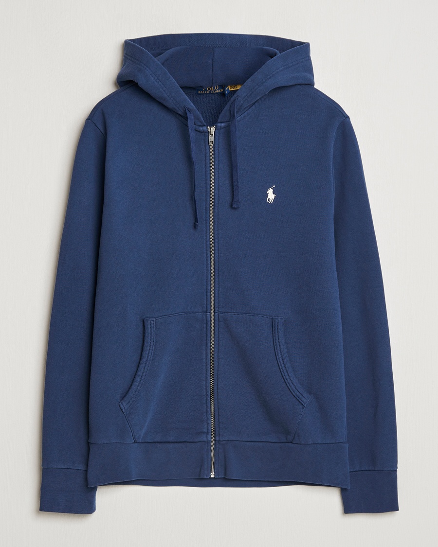 Polo Ralph Lauren Loopback Terry Full-Zip Hoodie Cruise Navy – Blauw