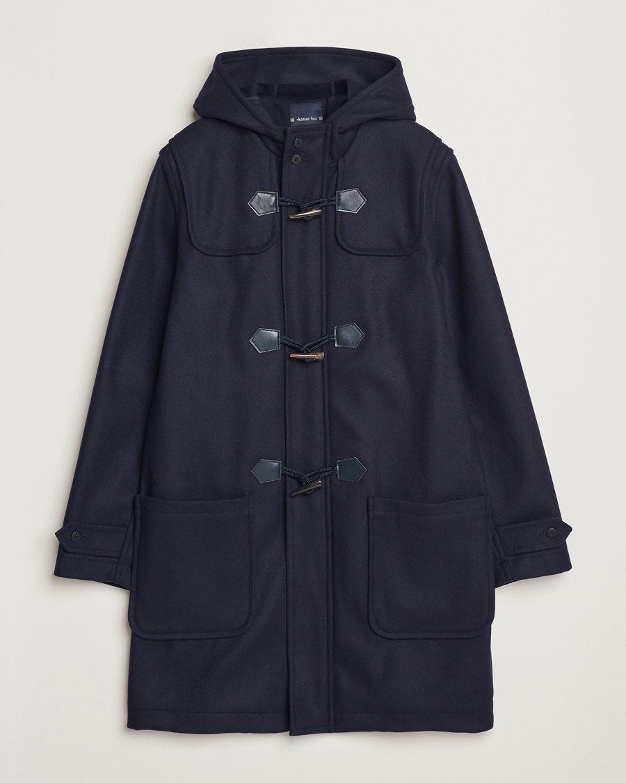 Armor-lux Quimper Duffle Coat Navy – Blauw