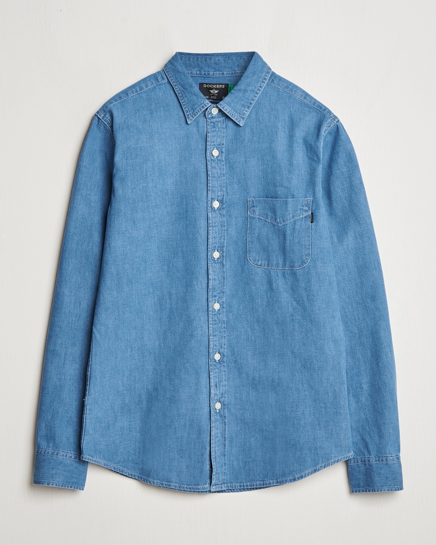Dockers Original Slim Denim Shirt Draft – Blauw