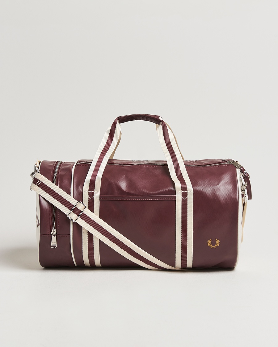 Fred Perry Fred PerryClassic Barrel BagOxblood/Ecru – Rood