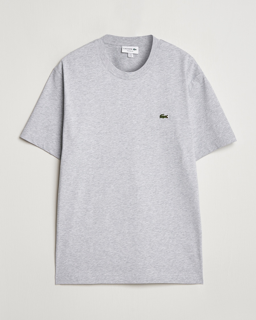 Lacoste Crew Neck T-Shirt Silver Chine – Grijs