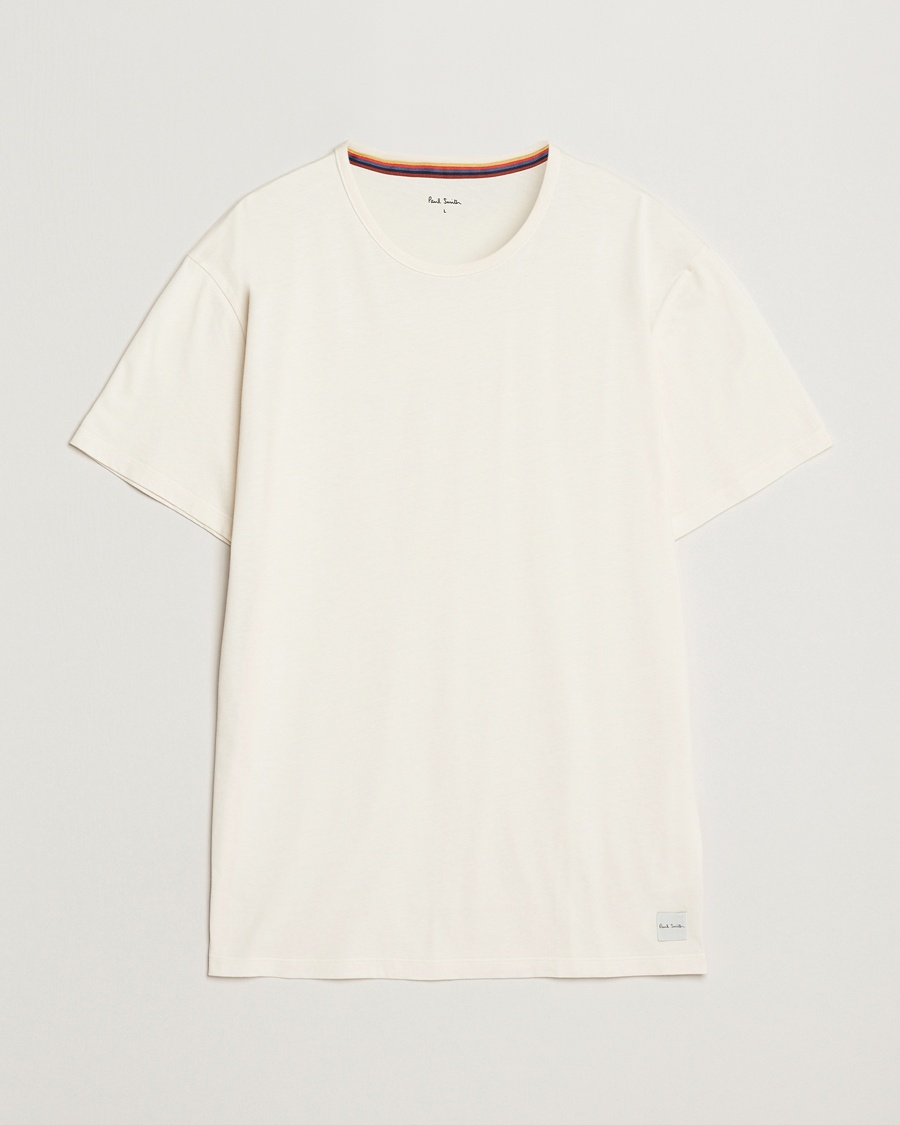 Paul Smith Artist Rib Crew Neck T-Shirt White – Wit