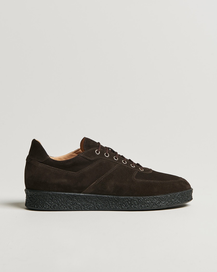 Heren | | CQP | Roamer Suede Sneaker Chocolate Brown