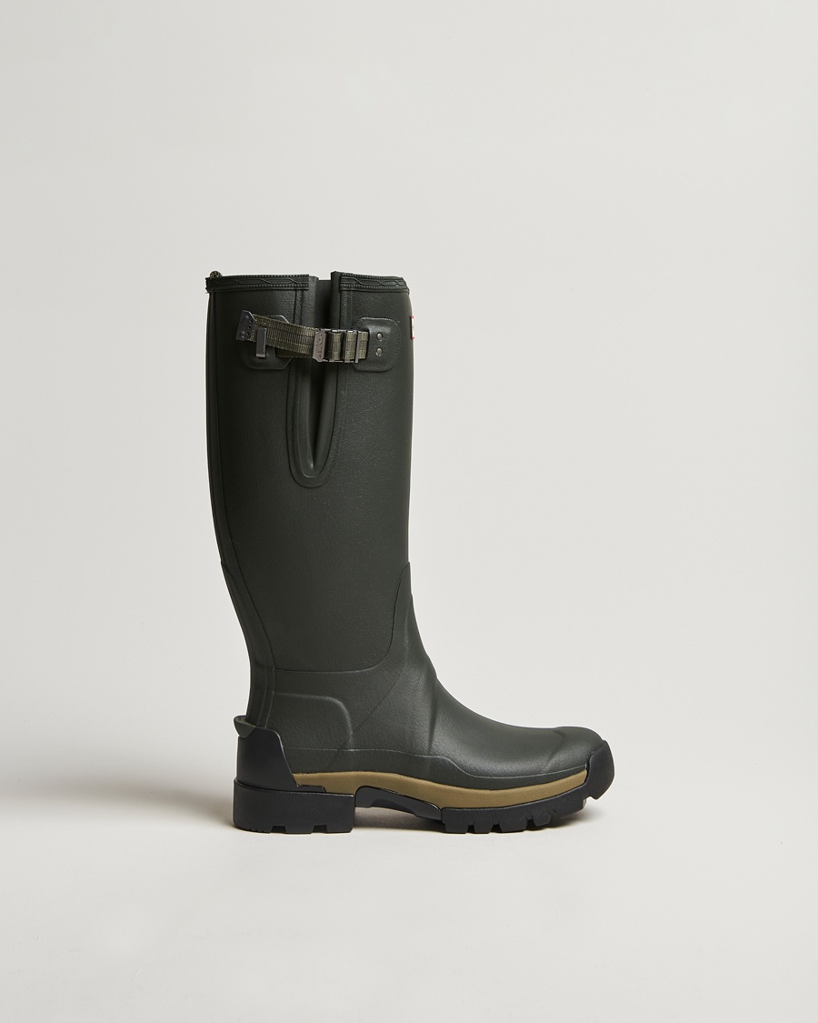 Hunter Boots Balmoral Side Adjustable Neo Boot Dark Olive – Groen