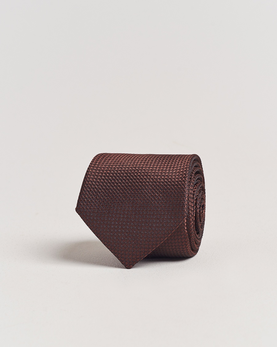 Morris Structure Tie Brown – Bruin