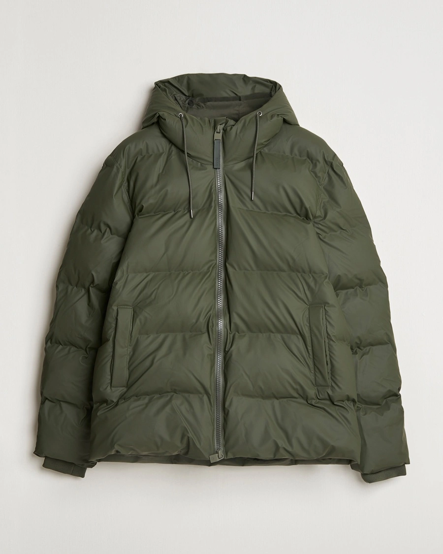 RAINS Alta Puffer Jacket Green – Groen