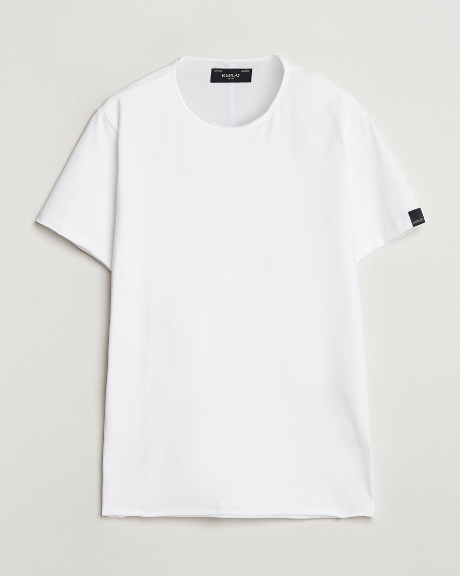 Replay Crew Neck T-Shirt White – Wit