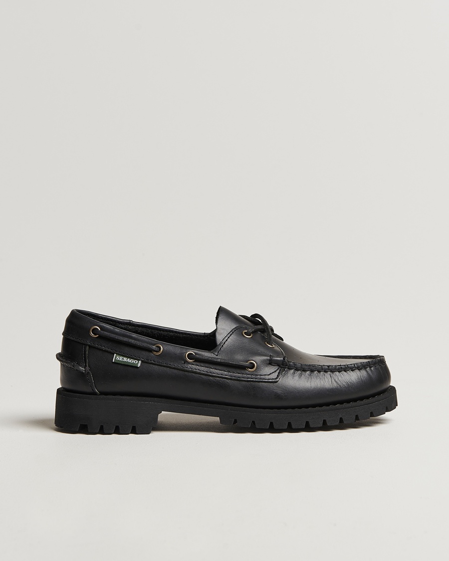 Sebago Ranger Waxy Leather Loafer Total Black – Zwart