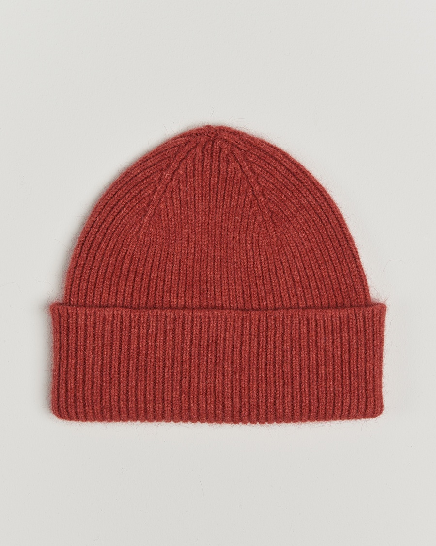 Le Bonnet Lambswool/Caregora Beanie Terra – Rood