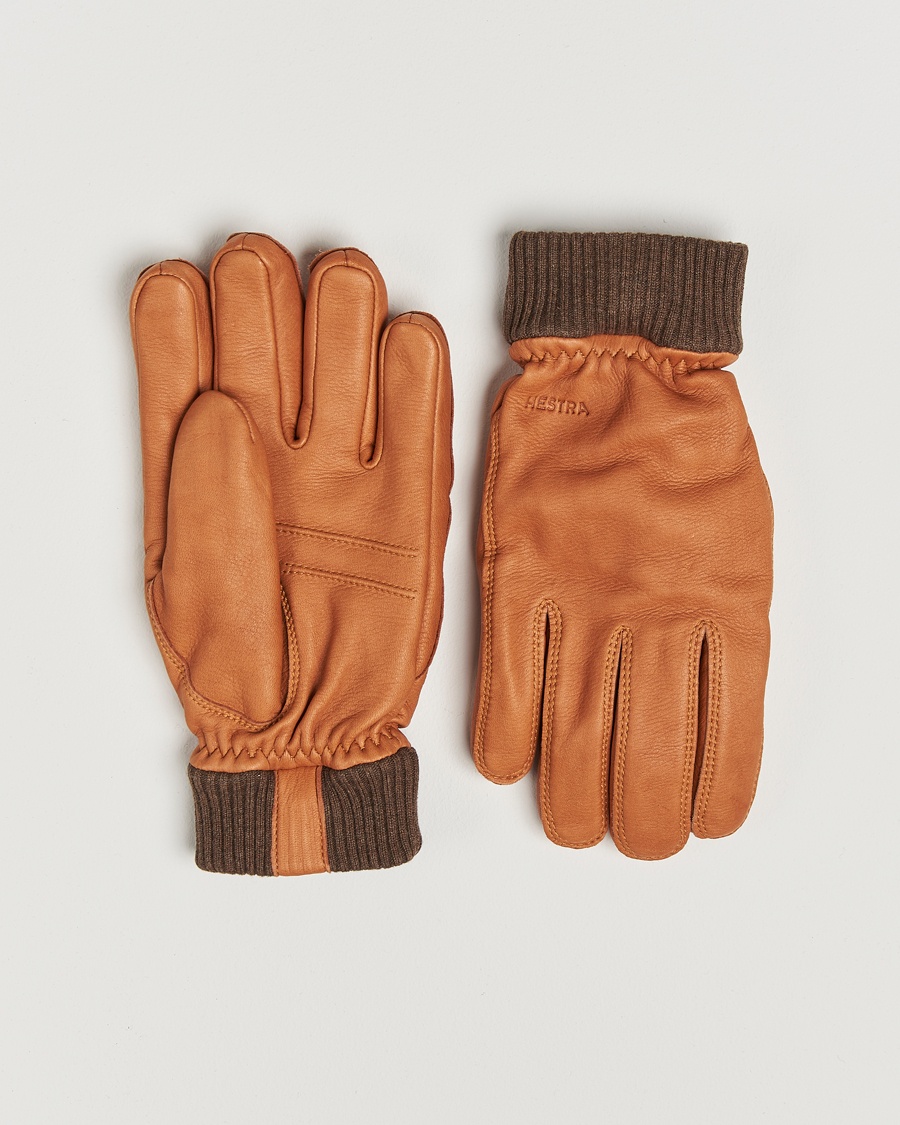 Hestra Tore Deerskin Primaloft Lined Glove Cognac – Bruin