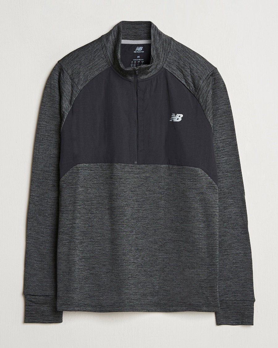 New Balance Running Heat Grid Half Zip Black – Zwart