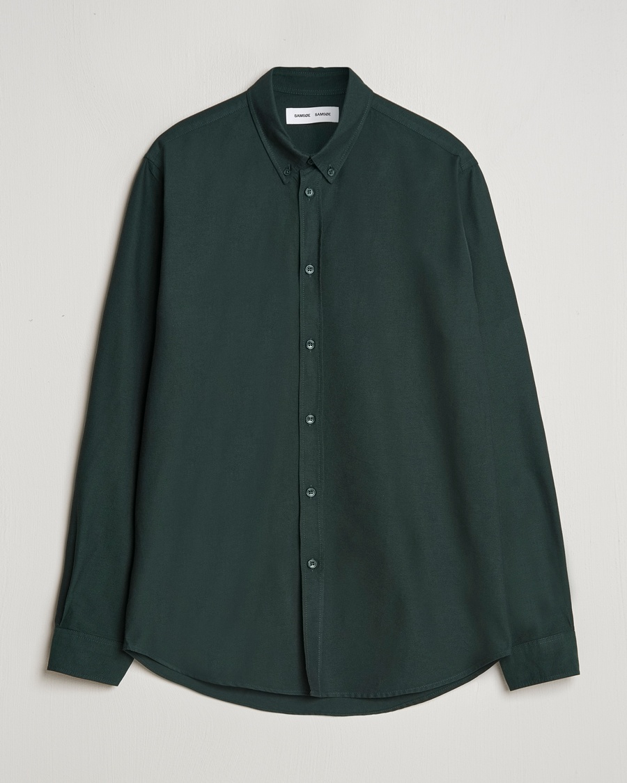 Samsøe Samsøe Saliam Oxford Shirt Darkest Spruce – Groen