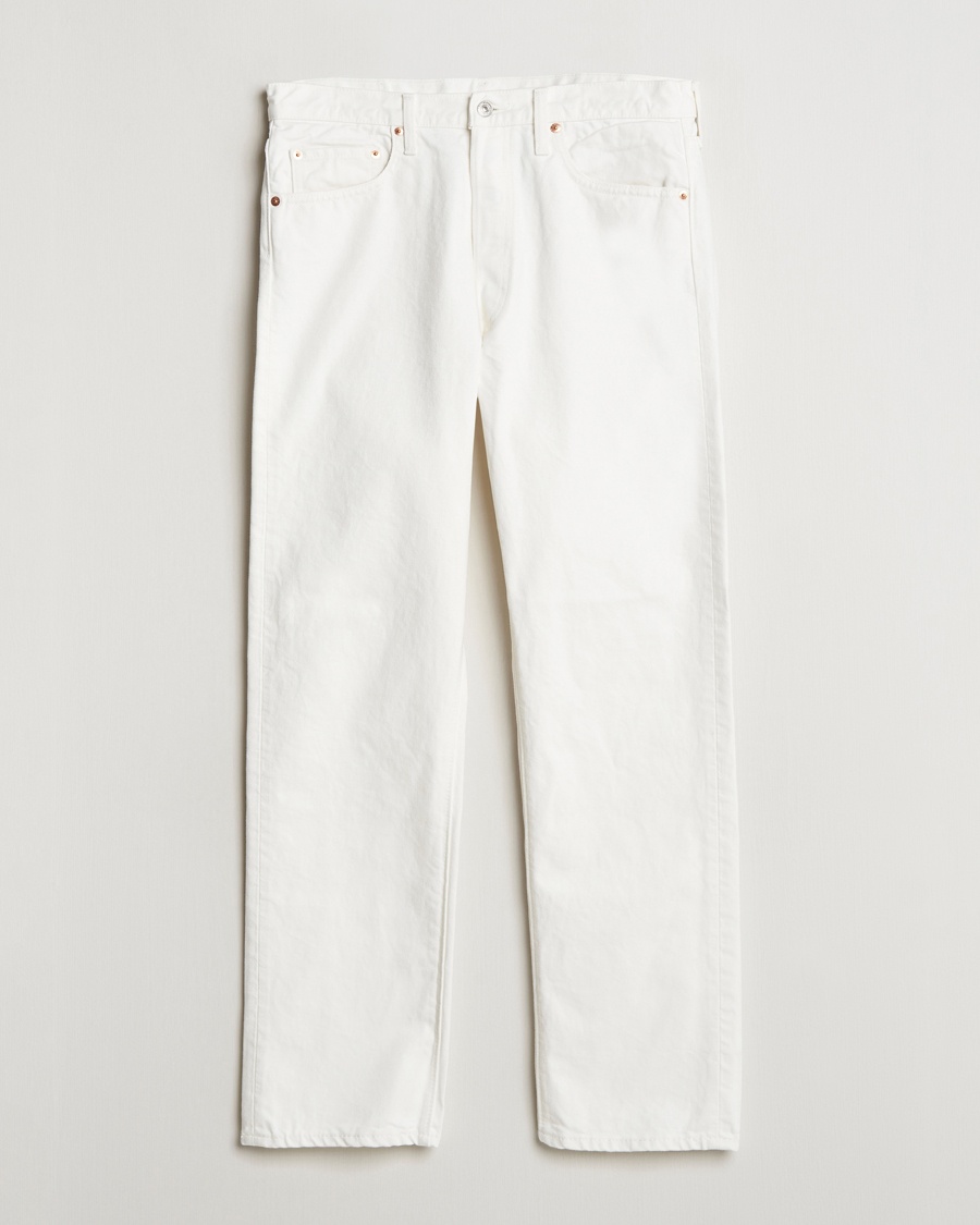 Heren | orSlow | orSlow | Straight Fit 105 Selvedge Jeans White