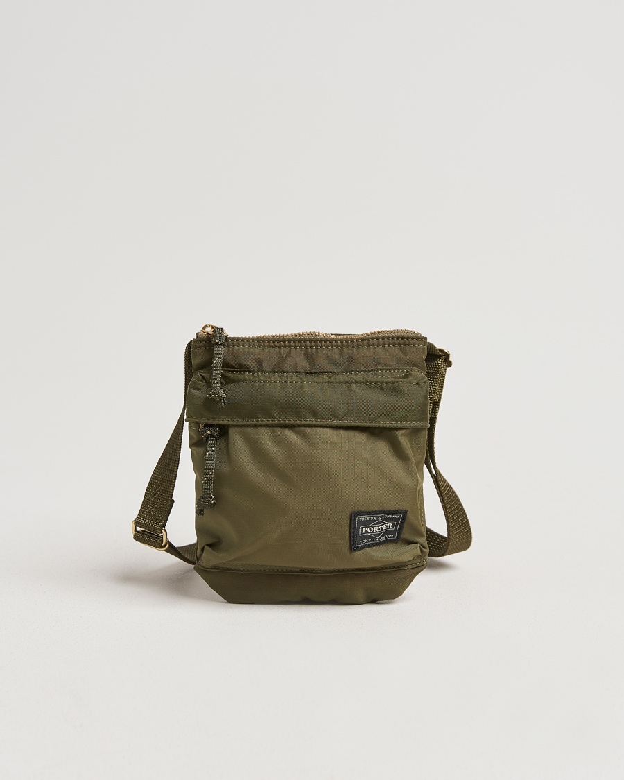 Porter-Yoshida & Co. Force Small Shoulder Pouch Olive Drab – Groen