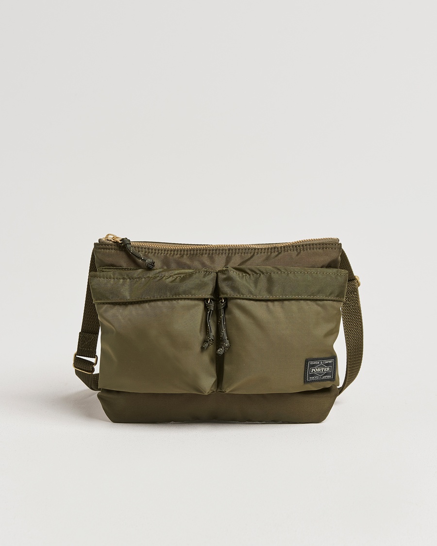Porter-Yoshida & Co. Force Small Shoulder Bag Olive Drab – Groen