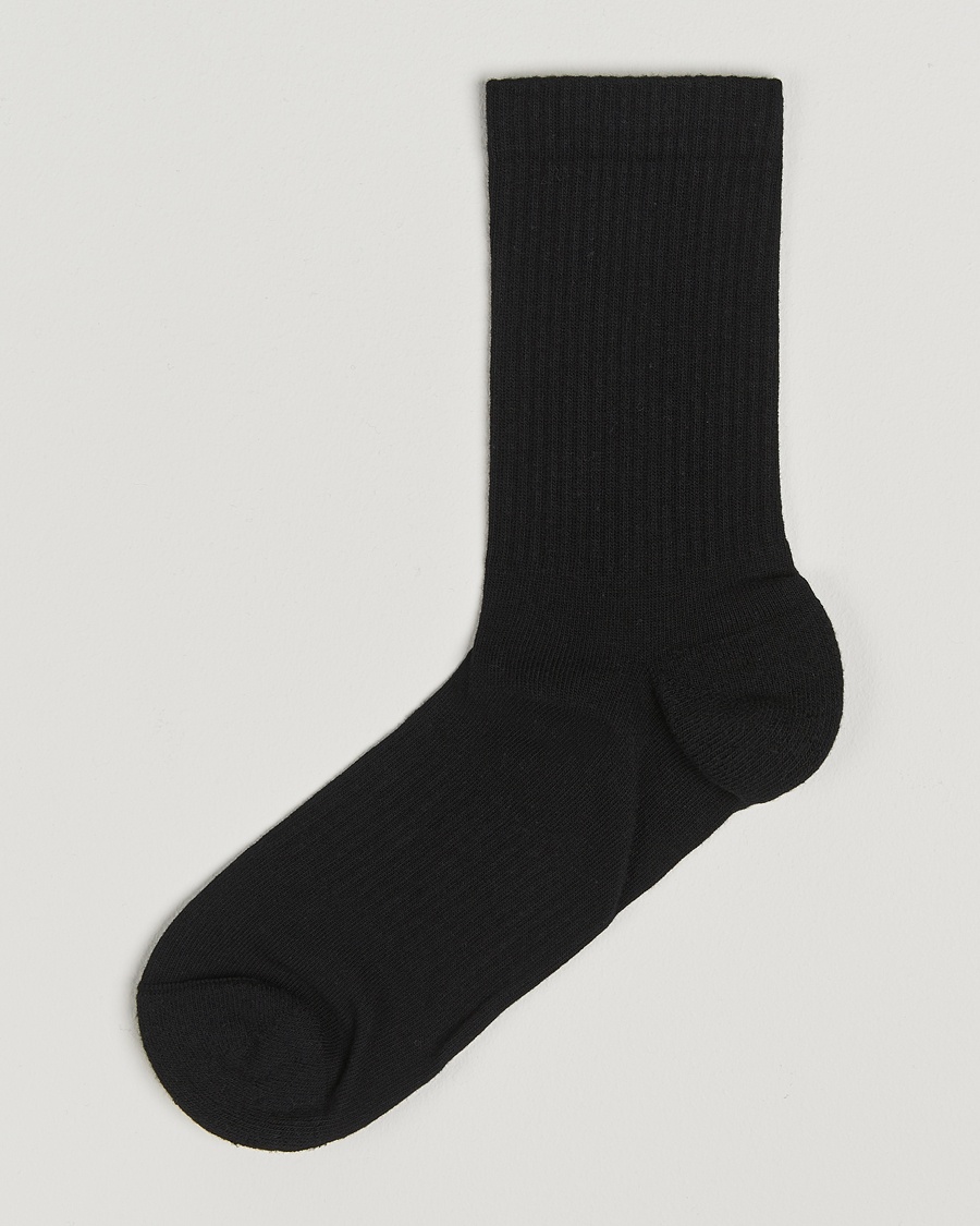 Sweyd Crew Cotton Socks Black – Zwart