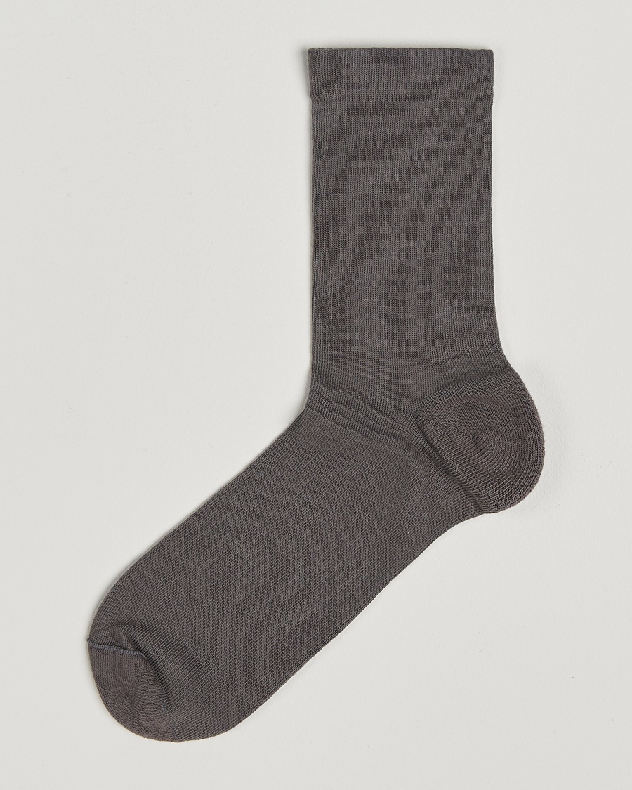 Sweyd Crew Cotton Socks Grey – Grijs