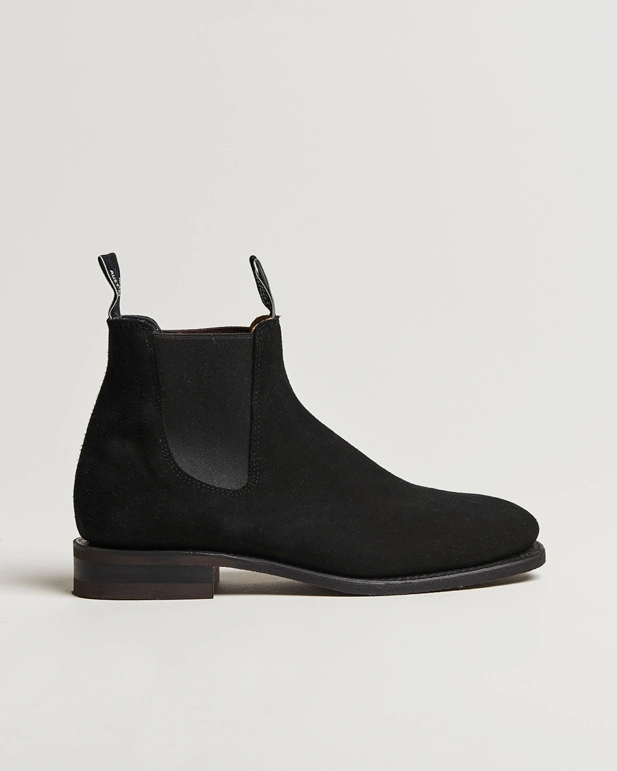 R.M.Williams Comfort Craftsman G Boot Black Suede – Zwart