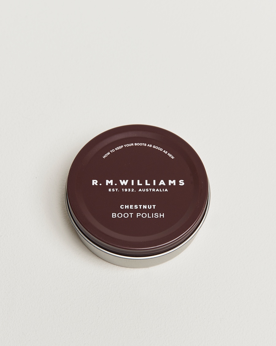 Heren | Business & Beyond - Casual | R.M.Williams | Stockman's Boot Polish 70ml Chestnut