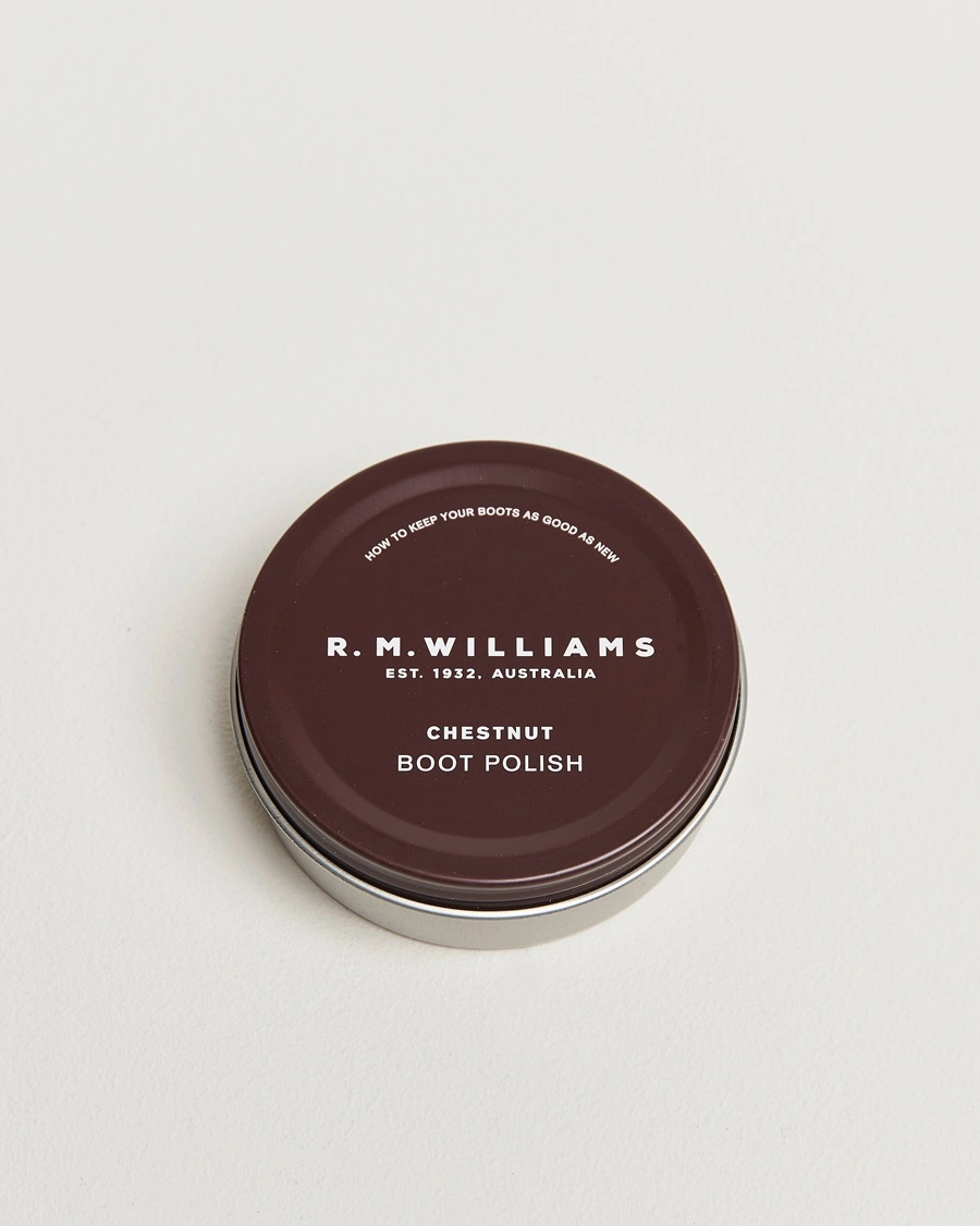 R.M.Williams Stockman's Boot Polish 70ml Chestnut – Bruin
