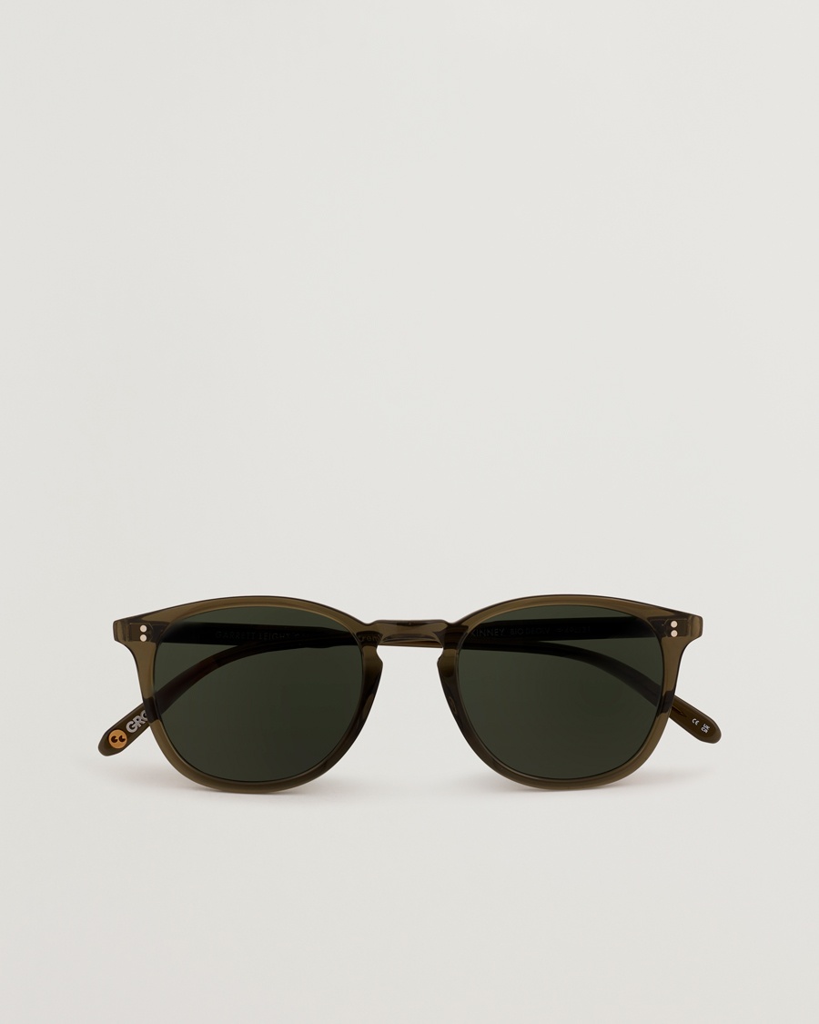 Garrett Leight Kinney 49 Sunglasses Olive/Green – Groen
