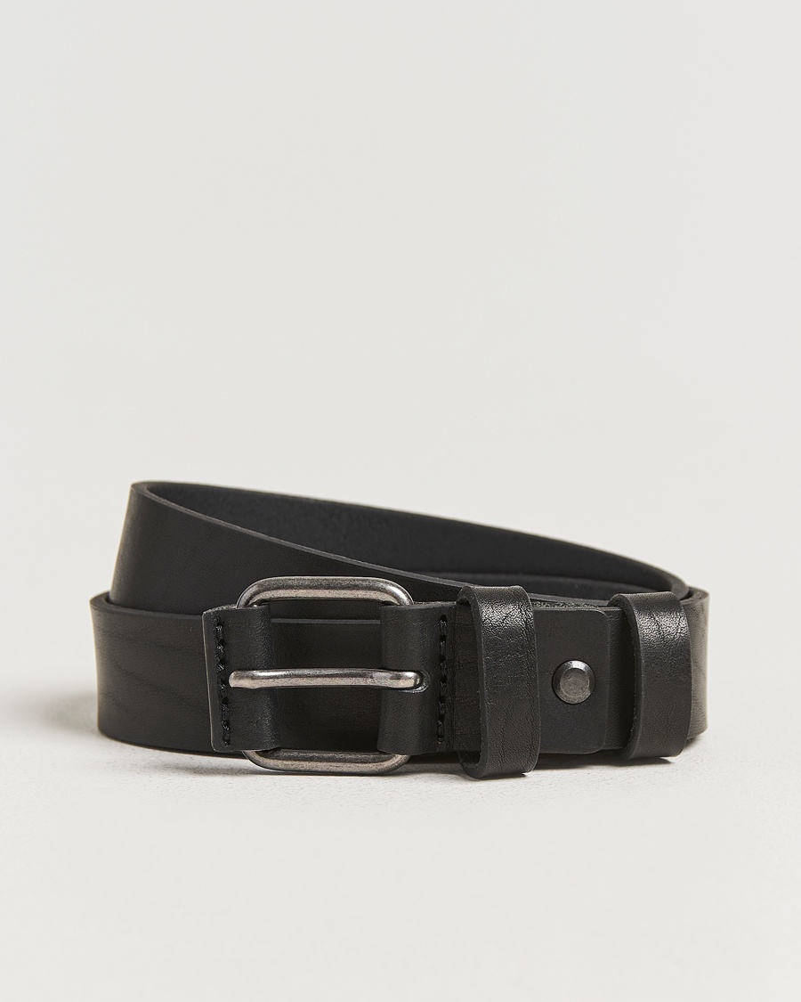 Nudie Jeans Dwayne Leather Belt Black – Zwart