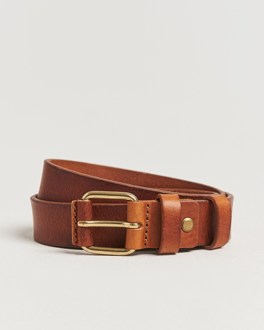 Nudie Jeans Dwayne Leather Belt Toffee Brown – Bruin