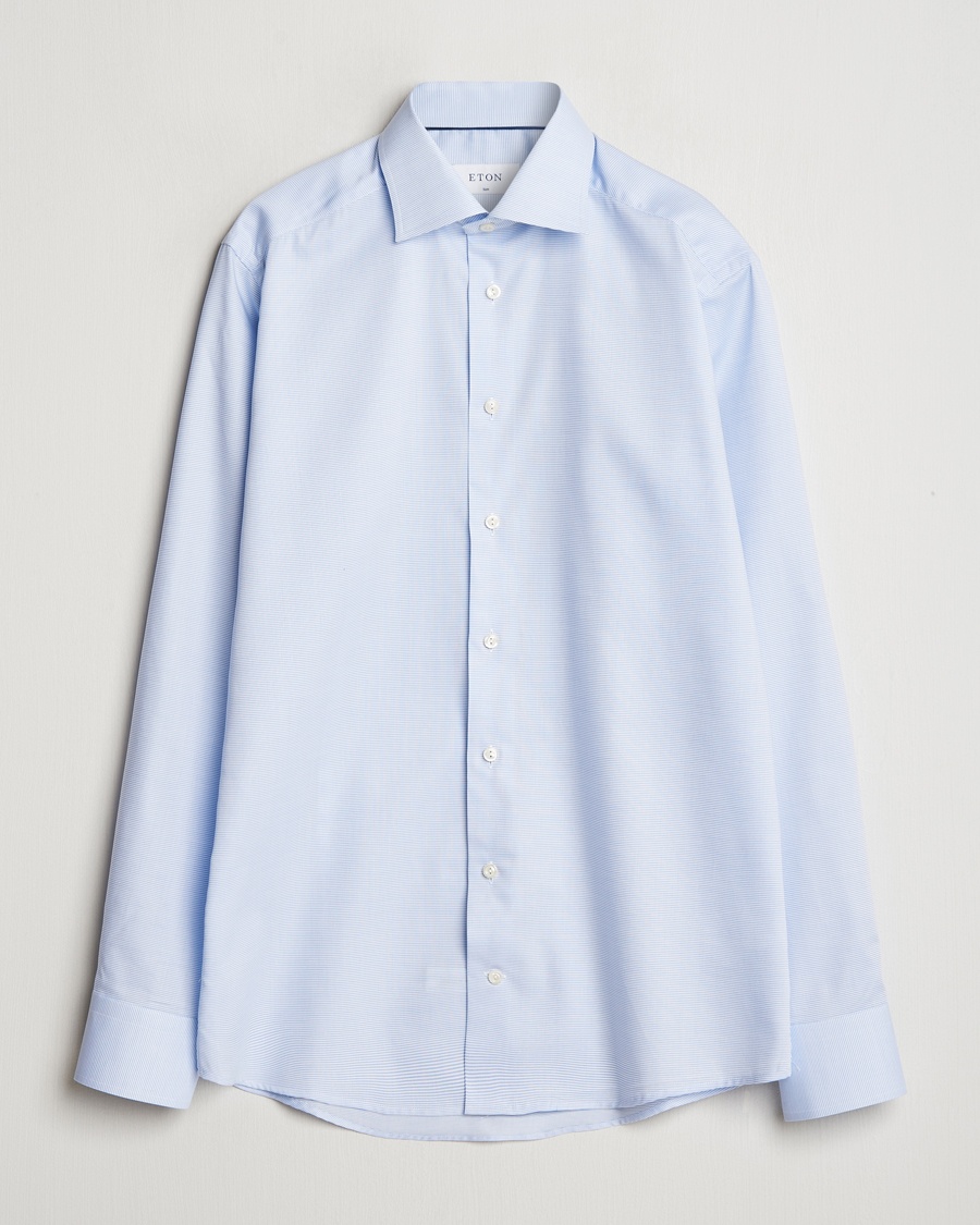Heren | Kleding | Eton | Slim Fit Oxford Shirt Light Blue