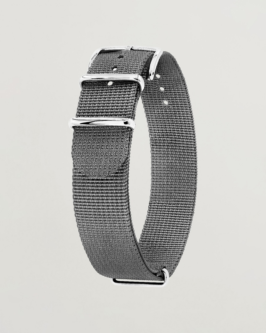 HIRSCH Rush Recycle Nato Watch Strap Grey – Grijs