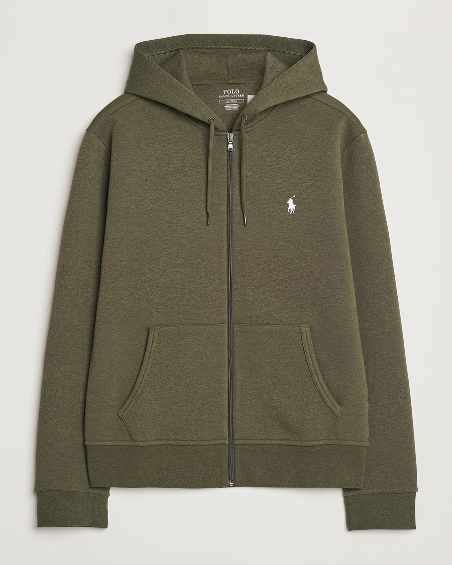 Heren | | Polo Ralph Lauren | Double Knitted Full-Zip Hoodie Alpine Heather