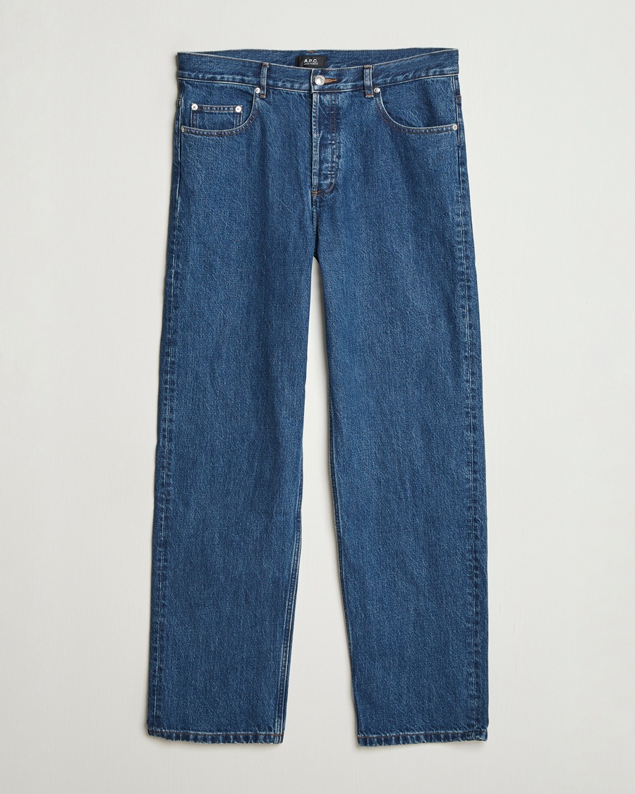 A.P.C. Fairfax Jeans Washed Indigo – Blauw