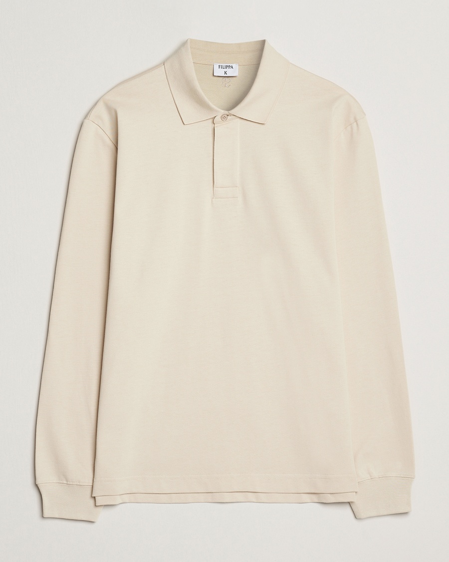 Heren | | Filippa K | Heavy Cotton Rugby Shirt Cream White